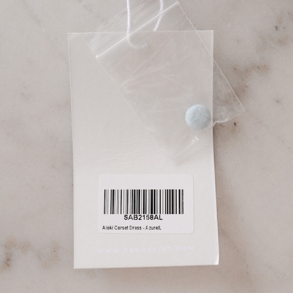 Aioki Corset Dress - Azure - Picture 6 of 6